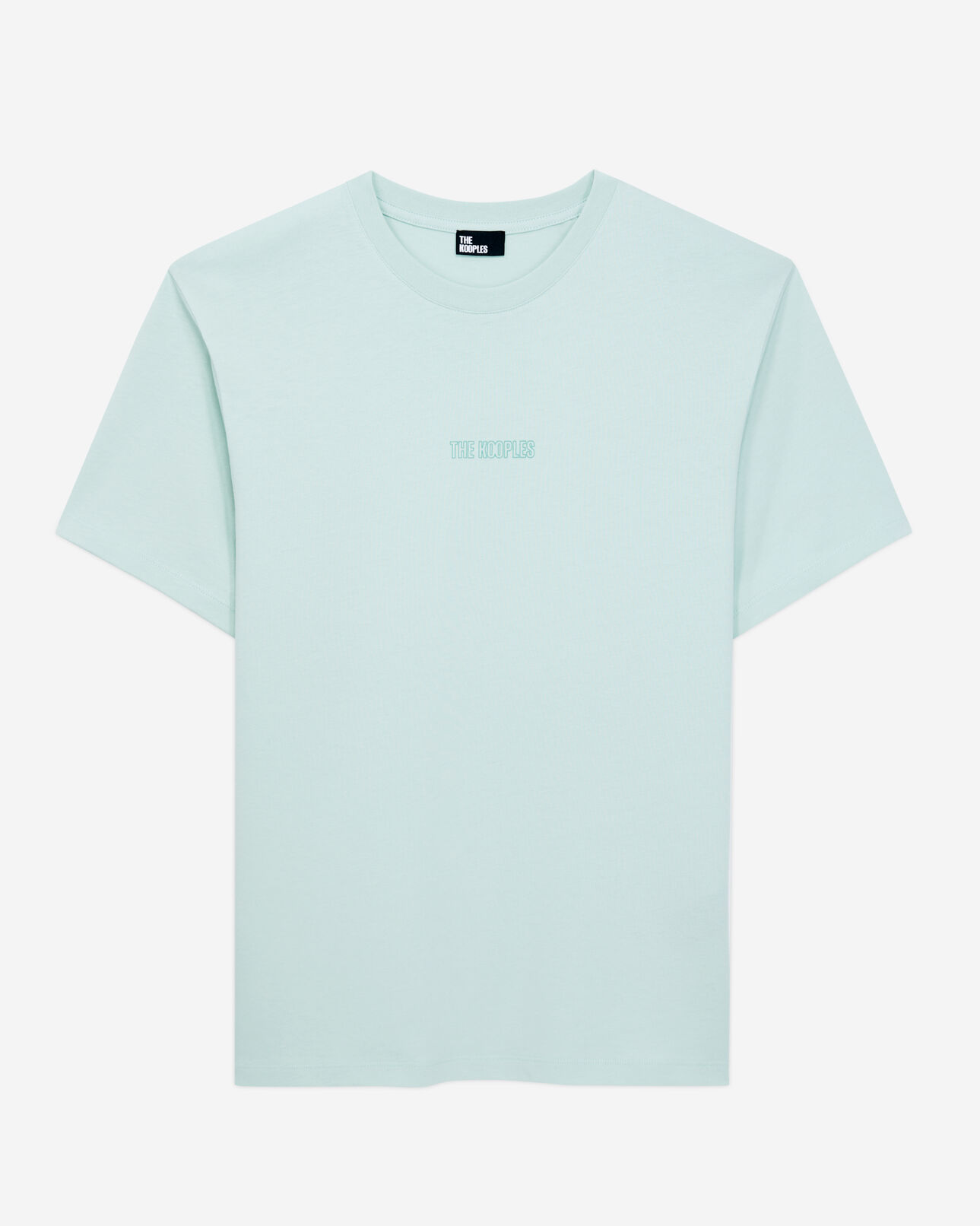 The Kooples MEN OCEAN men's green t-shirt with logo