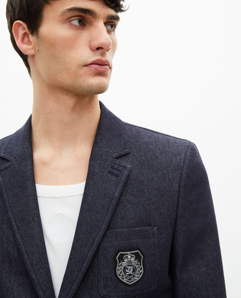 The Kooples HOMBRE NAVY chaqueta de traje azul efecto vaquero