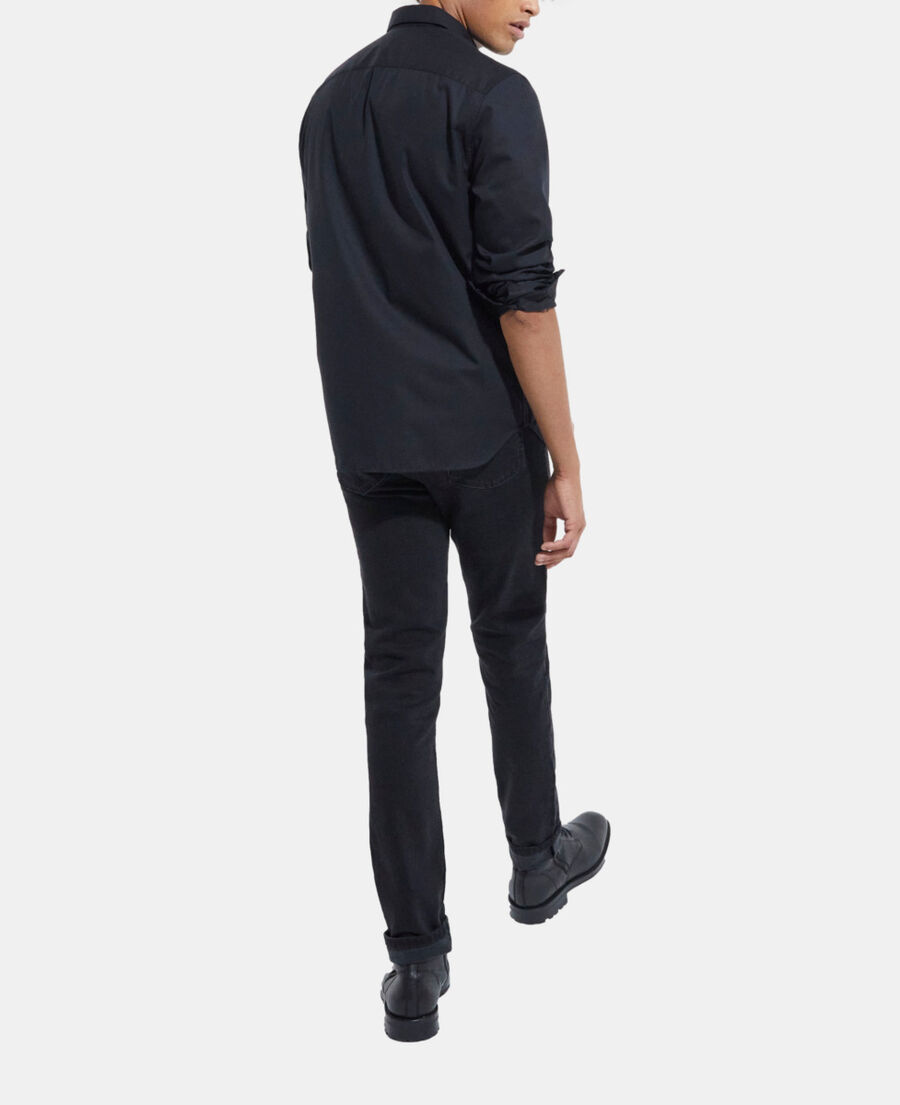 chemise col classique noire