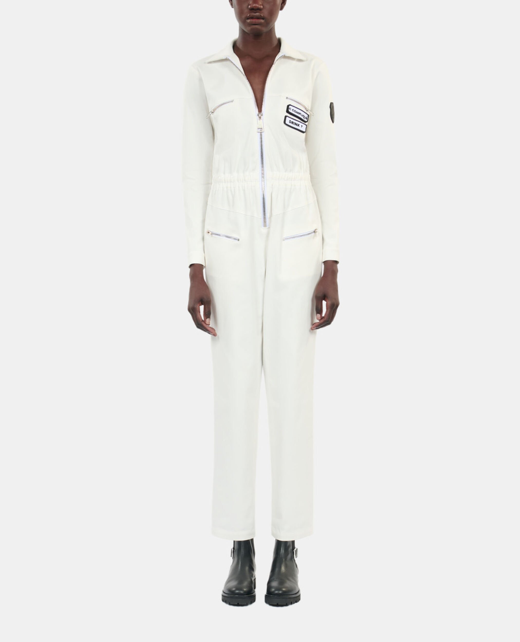 Combinaison The Kooples x Carolina Ritzler écrue en coton, ECRU, hi-res image number null