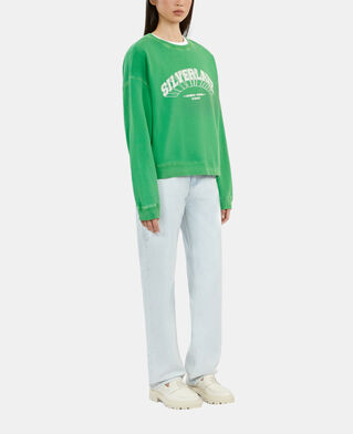 The Kooples FEMME GREEN sweatshirt avec sérigraphie vert