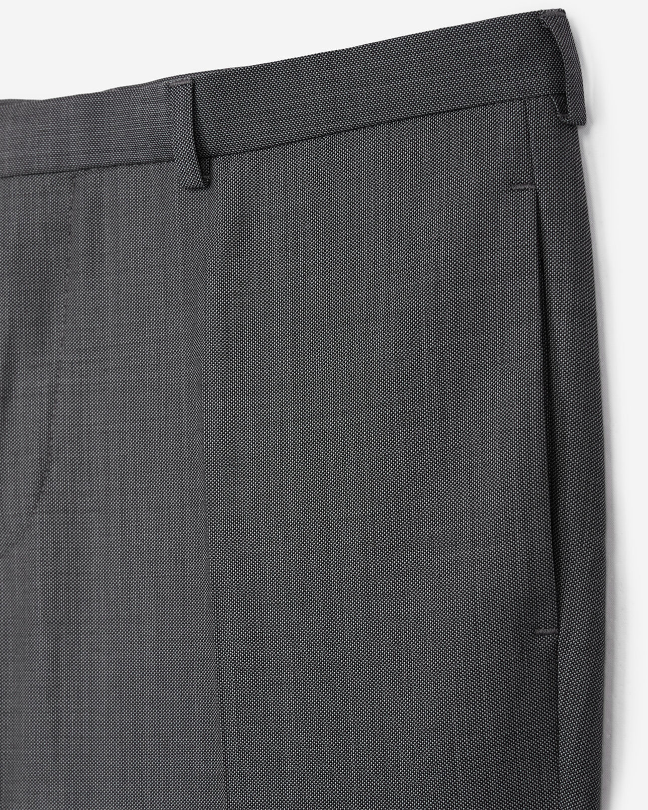 The Kooples MEN GREY wool suit trousers with micro polka dots
