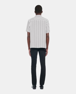 The Kooples H ECRU BLACK short-sleeved printed shirt