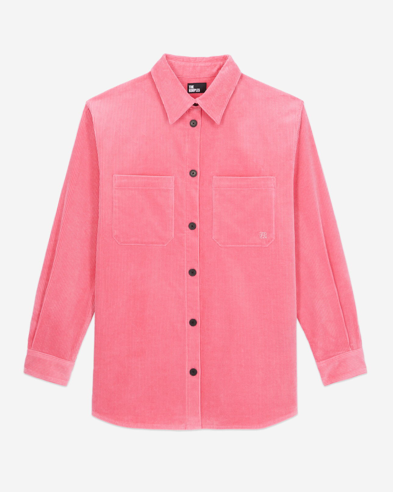 The Kooples WOMEN OLD PINK pink corduroy overshirt