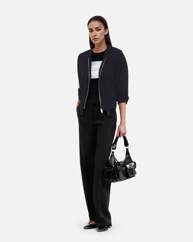 The Kooples FEMME BLACK cardigan en laine noir