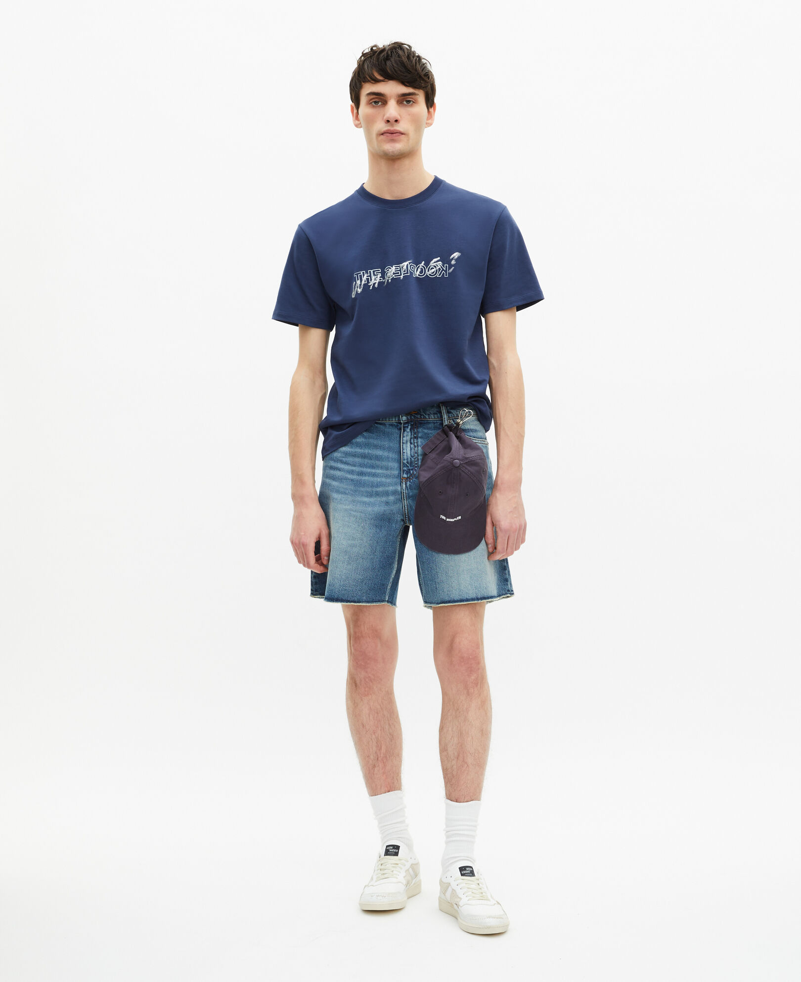 The Kooples MEN ECRU the kooples x hidn-ander ecru low-top sneakers