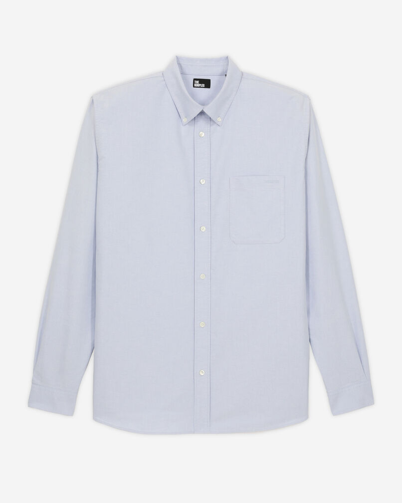 The Kooples HOMME LIGHT BLUE chemise bleue en coton