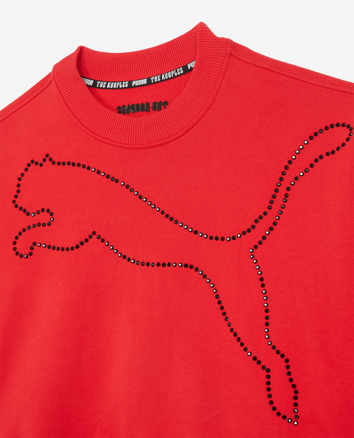 Puma red sweatshirt with rhinestones The Kooples Women