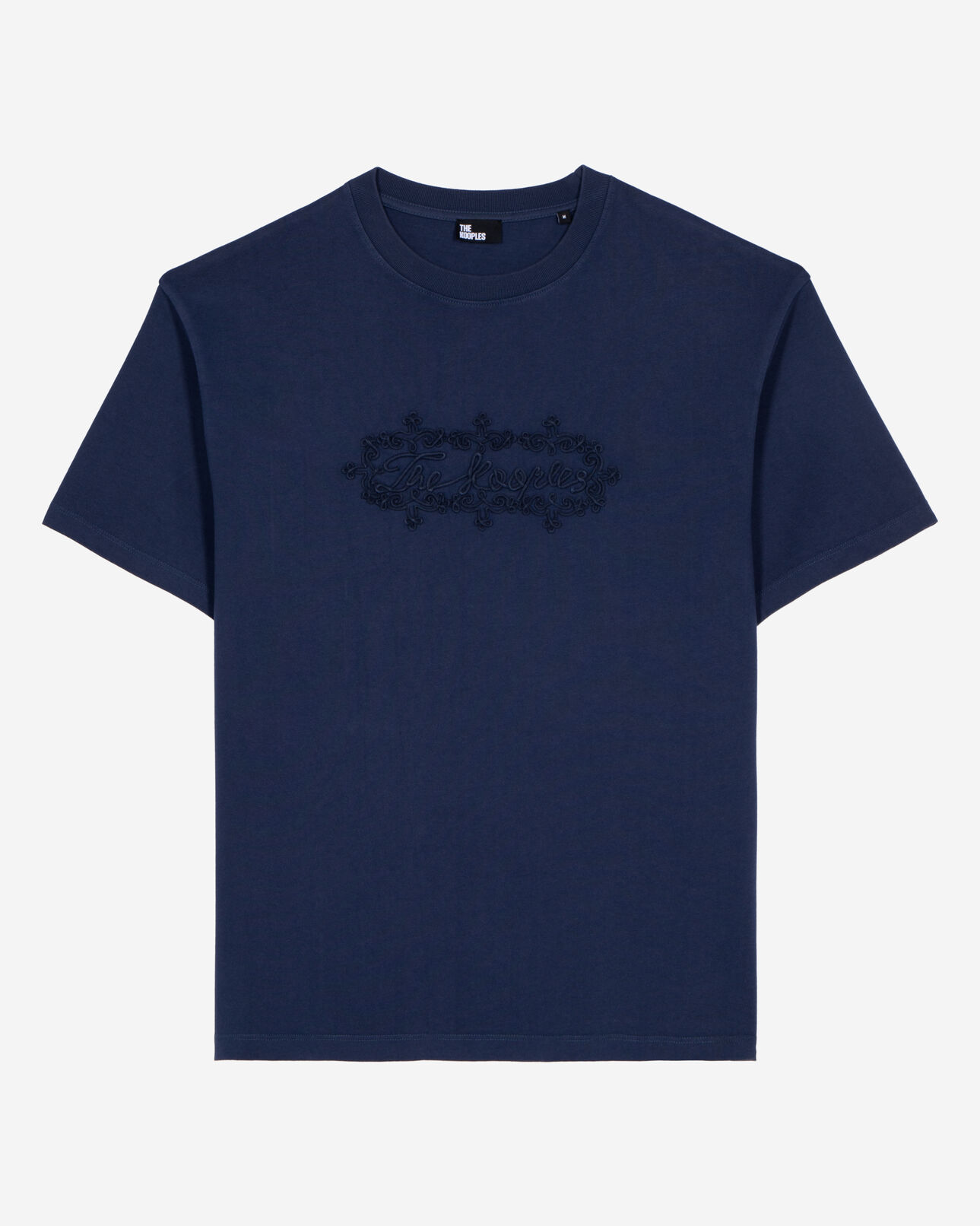 The Kooples MEN DARK NAVY navy logo t-shirt