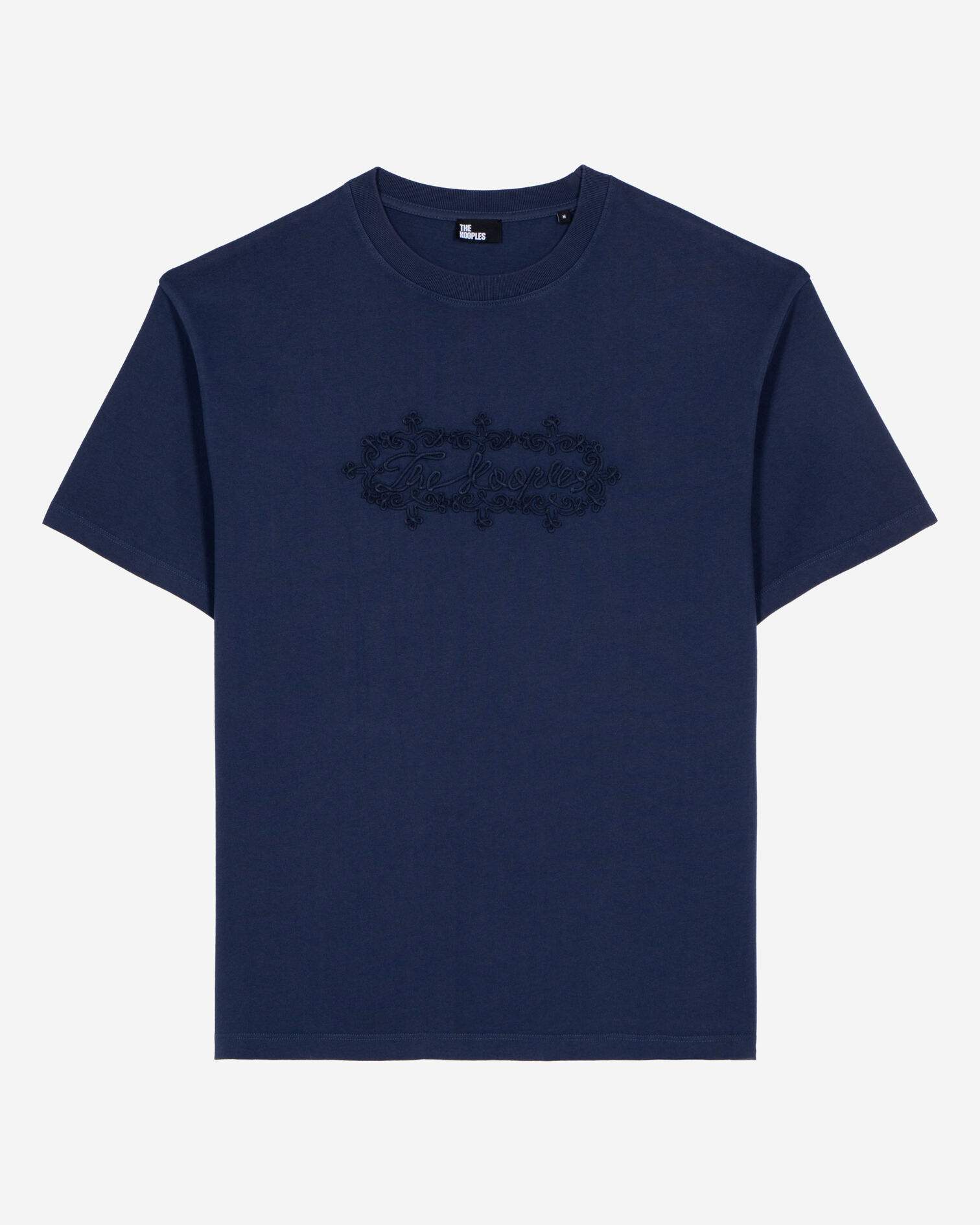 Navy logo T-shirt, DARK NAVY, hi-res image number null