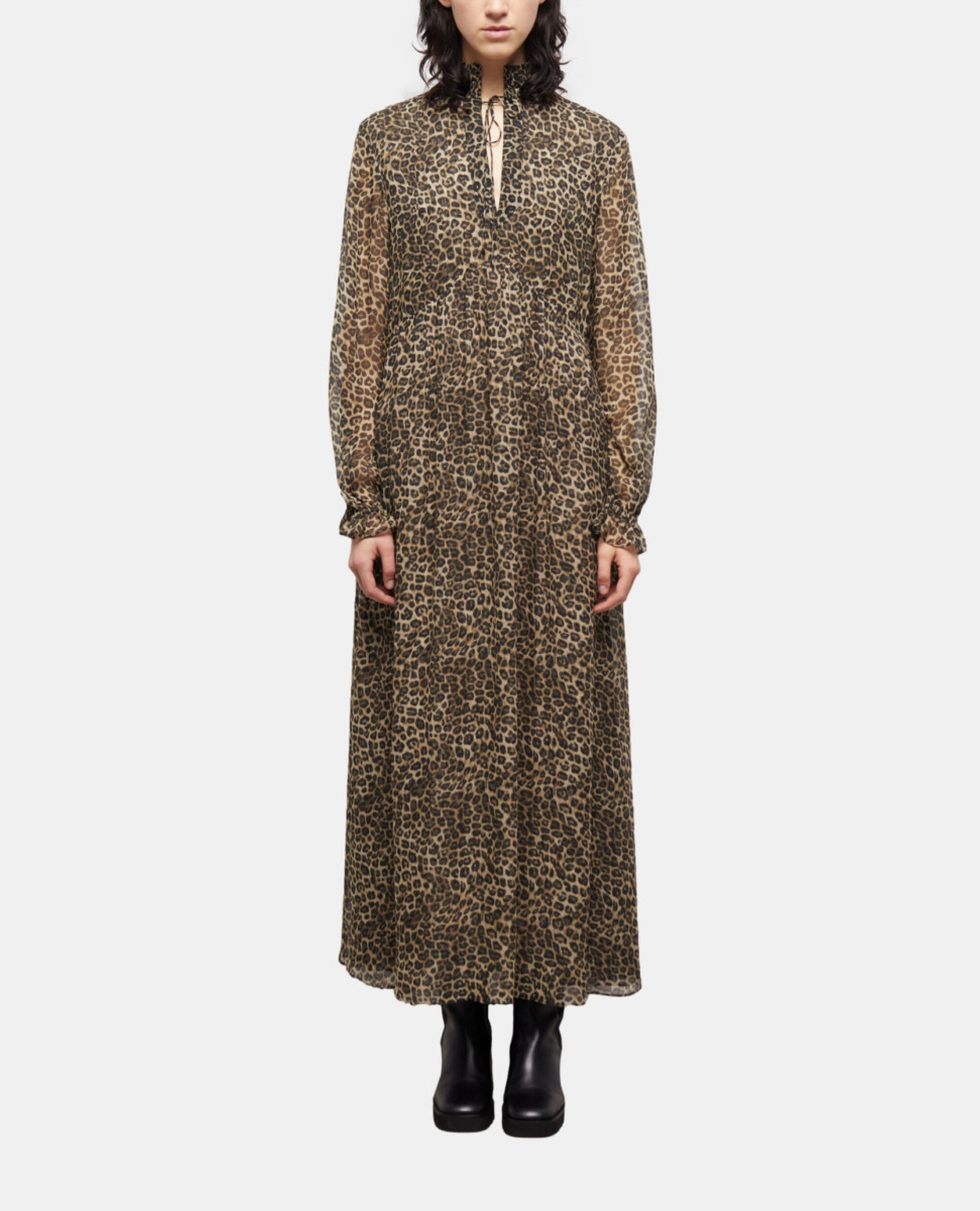 Robe longue léopard, LEOPARD, hi-res image number null