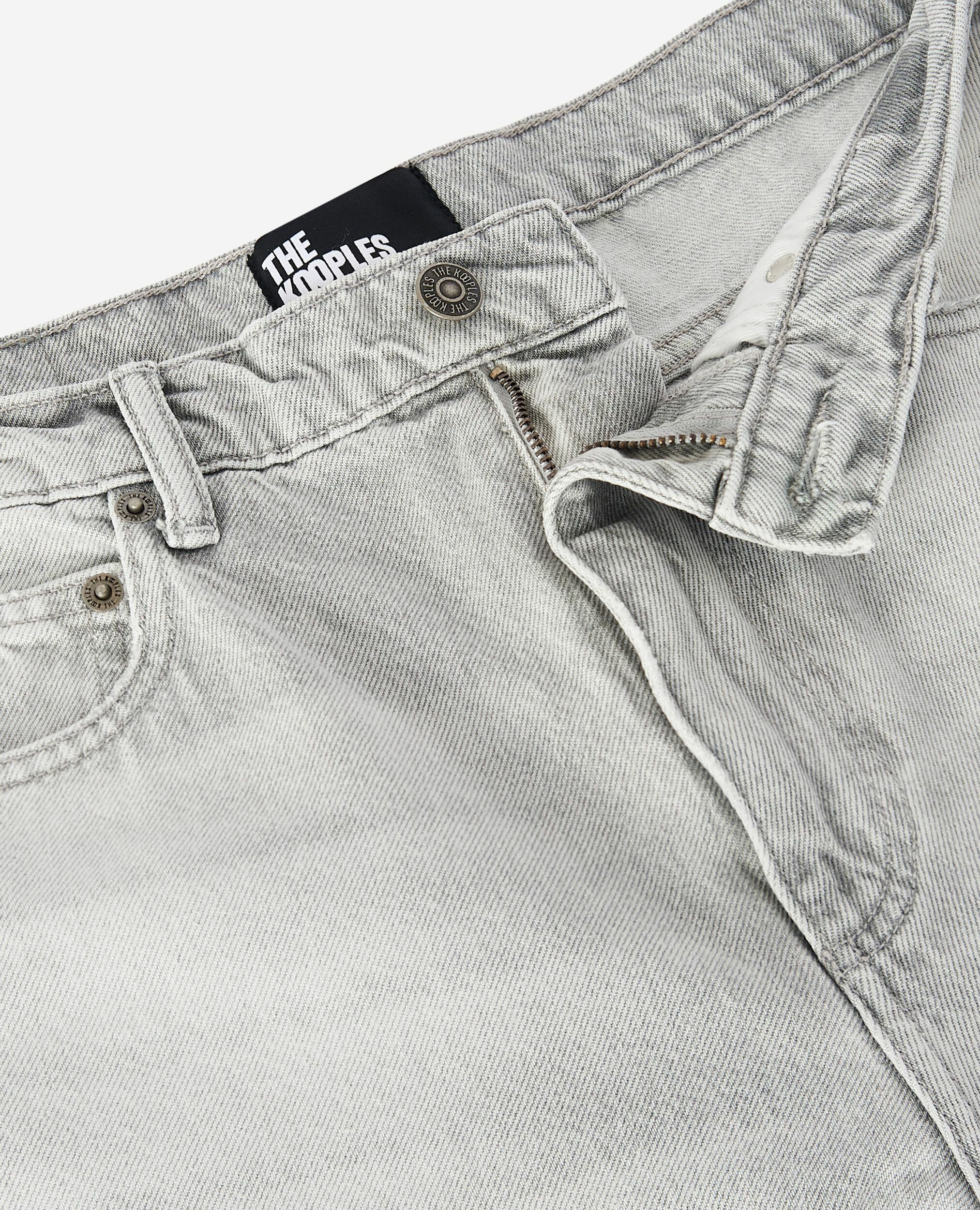 Light gray straight jeans, GREY, hi-res image number null