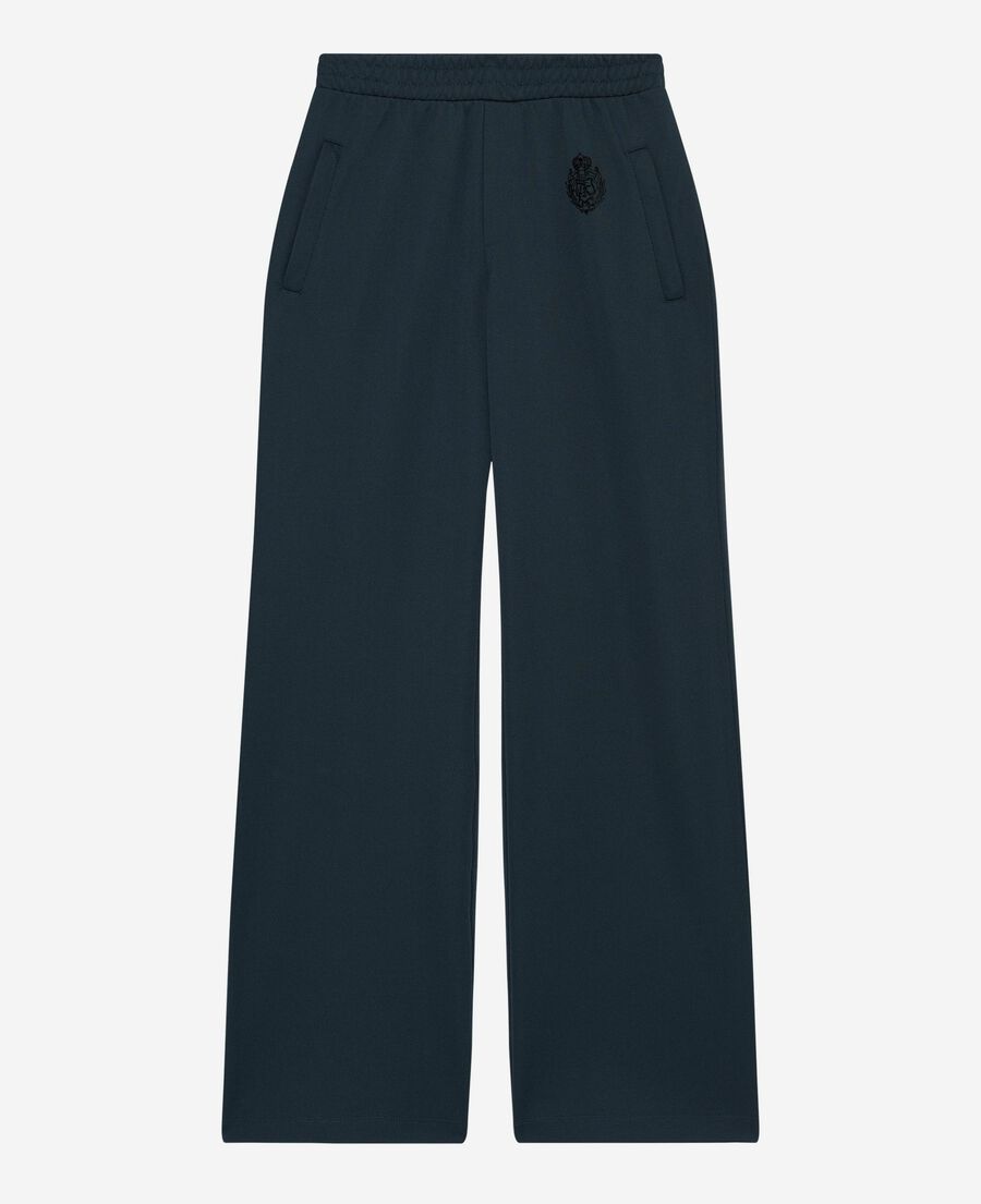 The Kooples FEMME FOREST bas de jogging droit vert foncé