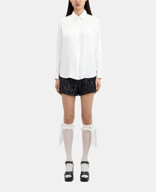 The Kooples FEMME ECRU chemise en soie &eacute;crue