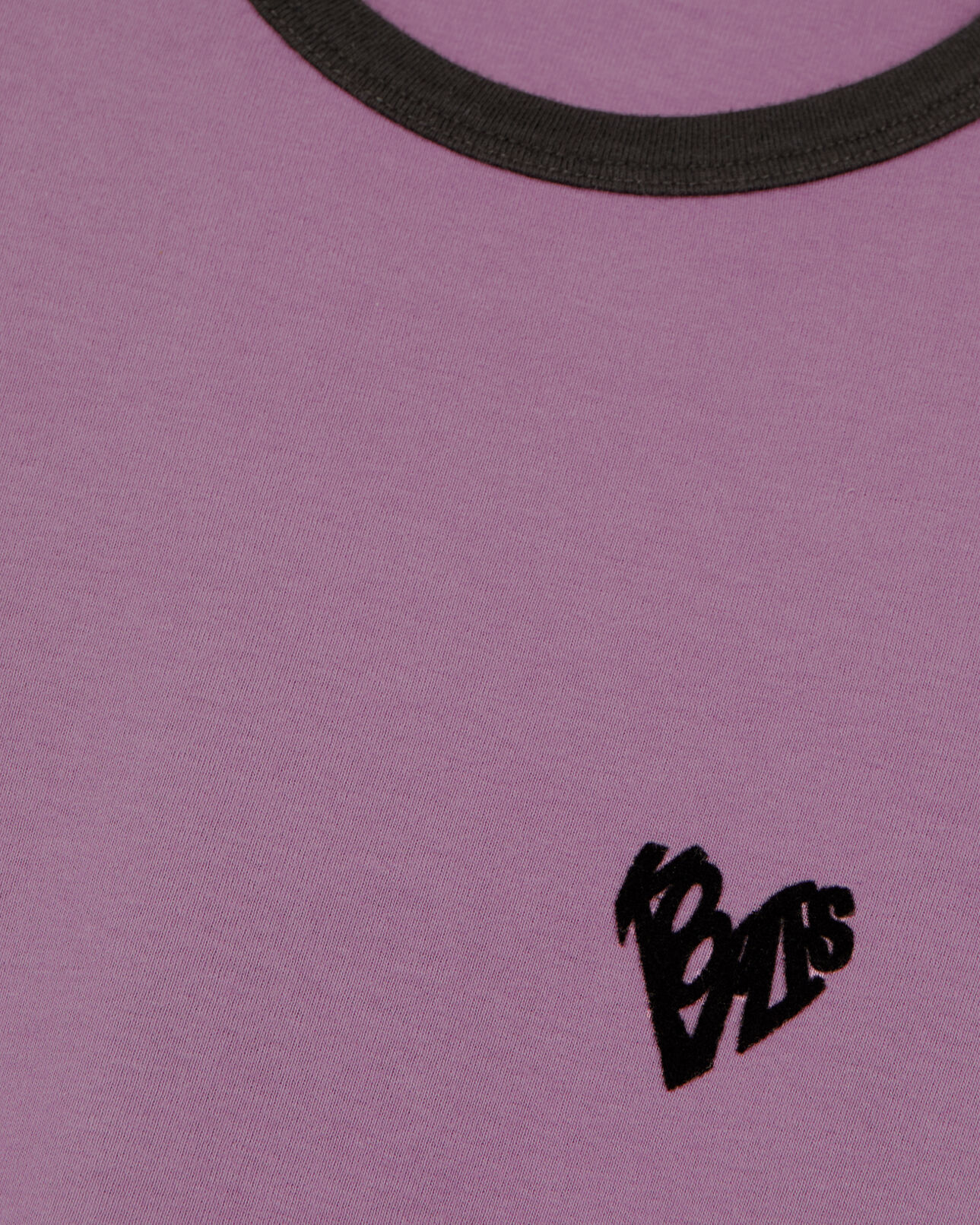 The Kooples WOMEN PRUNE purple kooples heart t-shirt