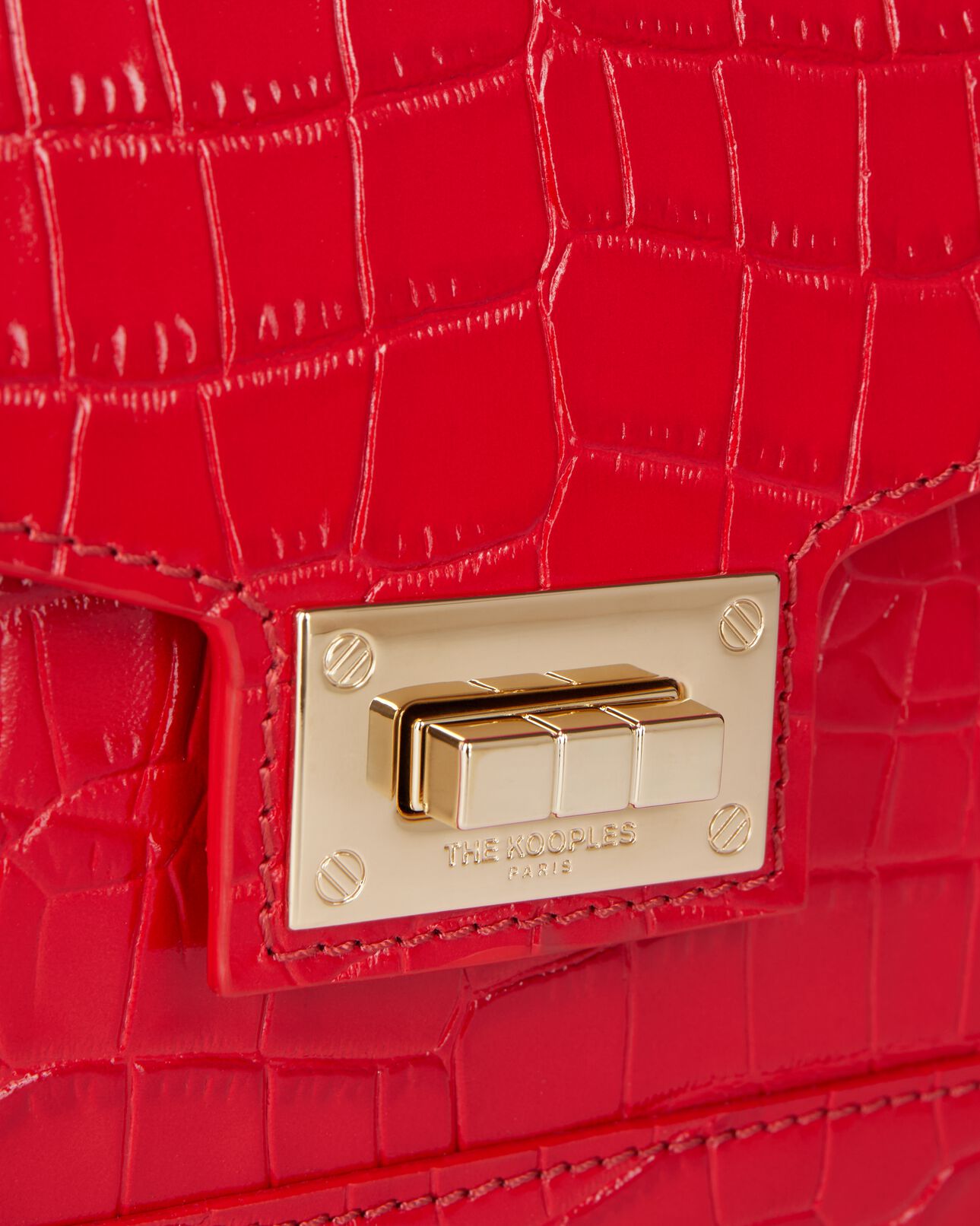 The Kooples WOMEN RED small emily bag in red leather
