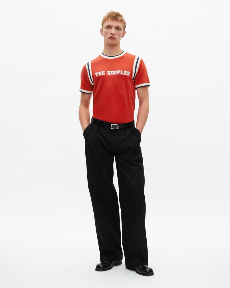 The Kooples MEN RED t-shirt with red logo