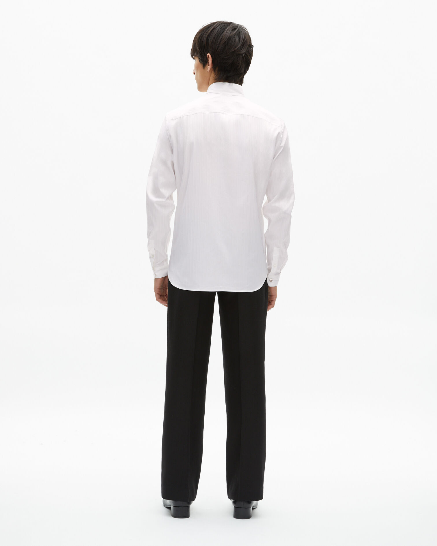 Camisa blanca de rayas, WHITE, hi-res image number null