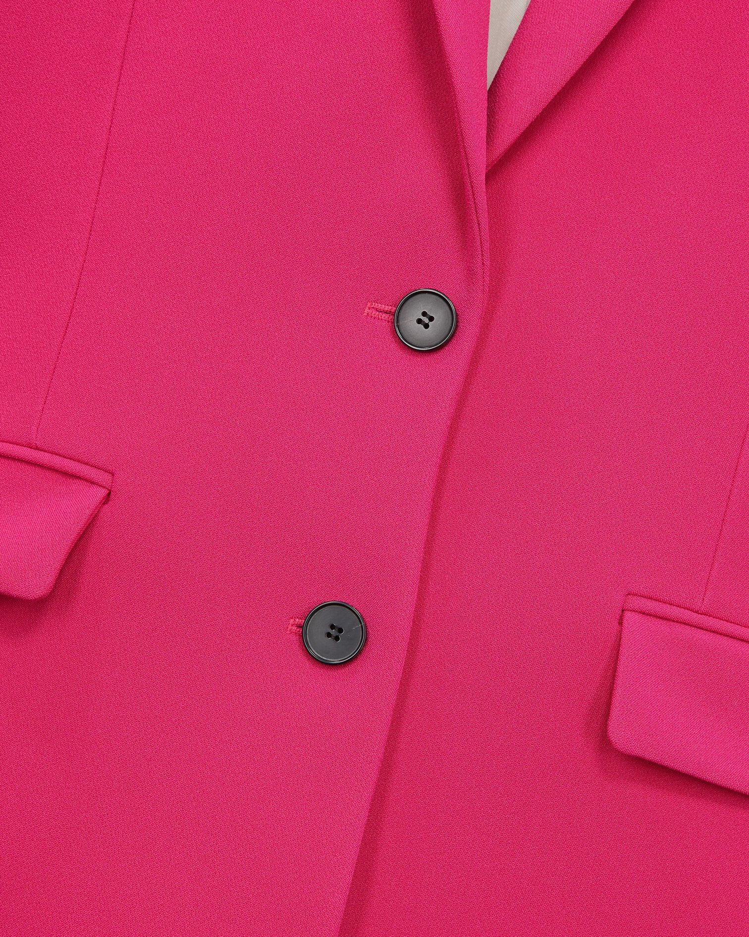 Veste tailleur rose en crêpe, PINK, hi-res image number null