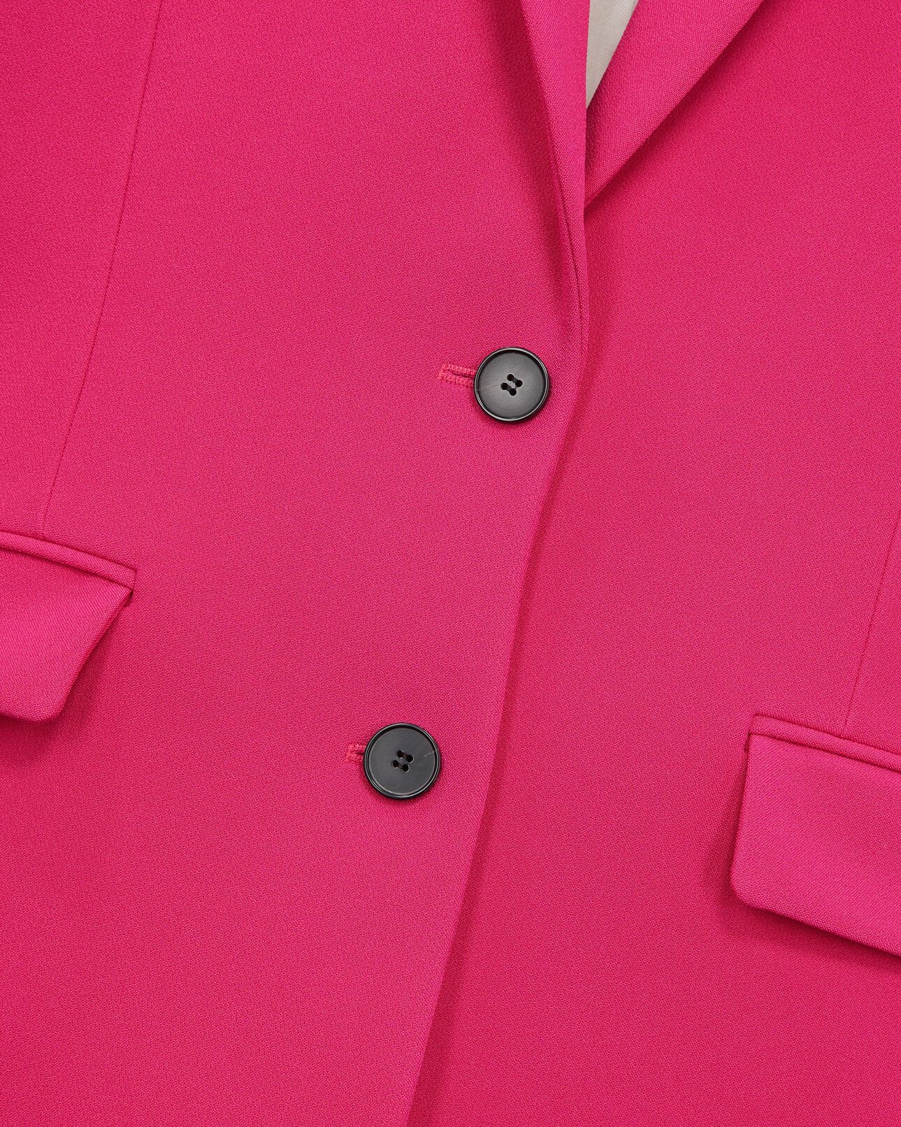 The Kooples FEMME PINK veste tailleur rose en crêpe