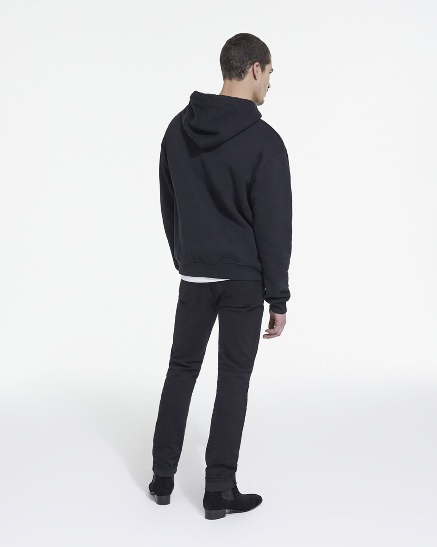 The Kooples logo sweatshirt, BLACK, hi-res image number null