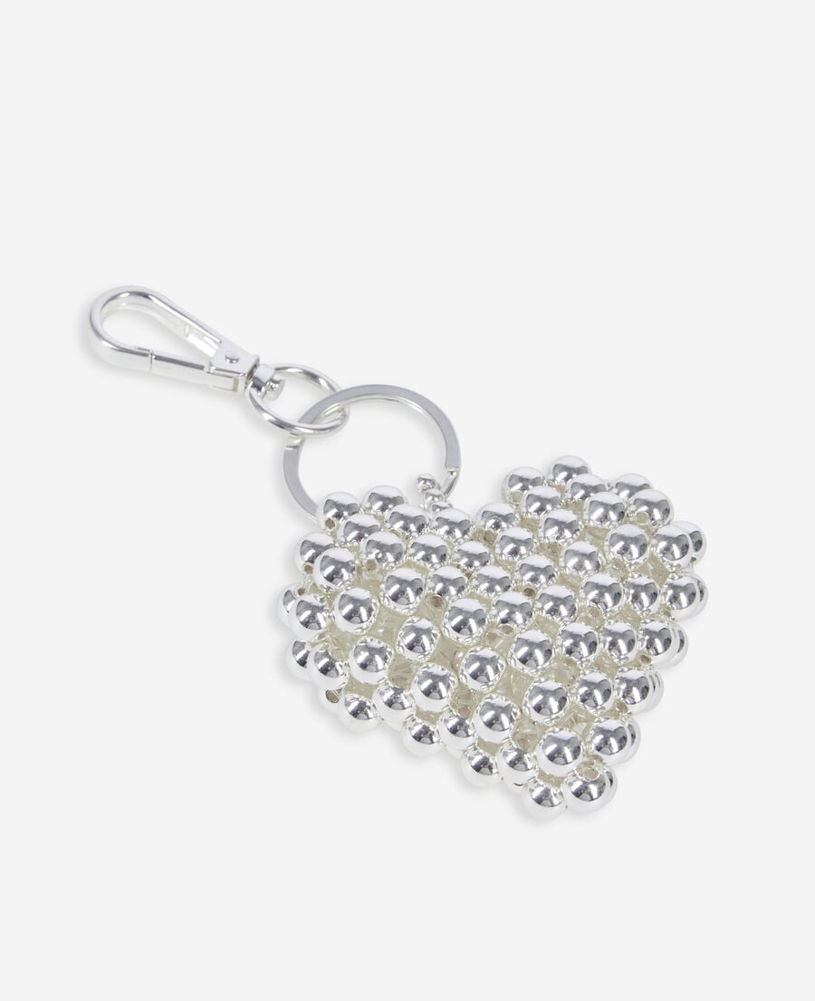The Kooples WOMEN SILVER silver heart bag charm