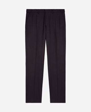 The Kooples H NAVY-RED navy pinstripe suit pants