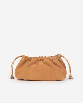 The Kooples WOMEN CAMEL taylor bag in camel suede