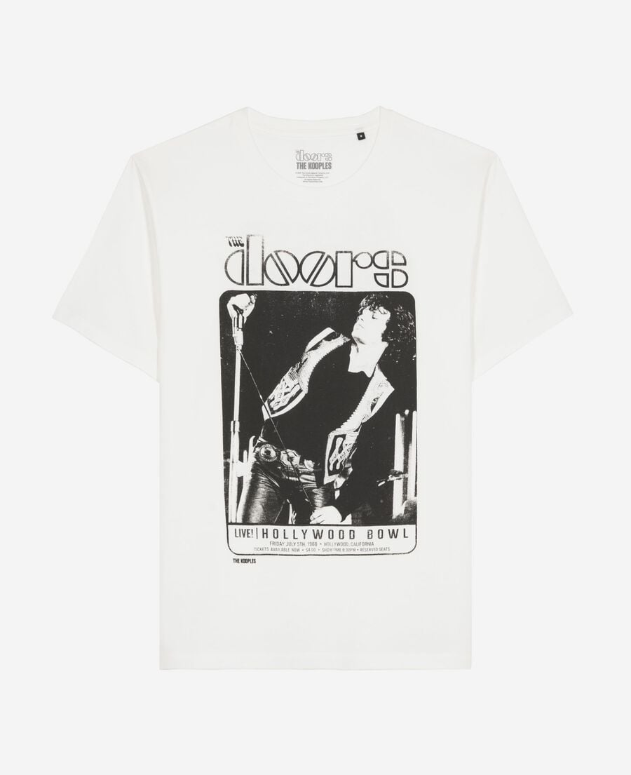 The Kooples MIXTE ECRU t-shirt mixte the doors x the kooples écru