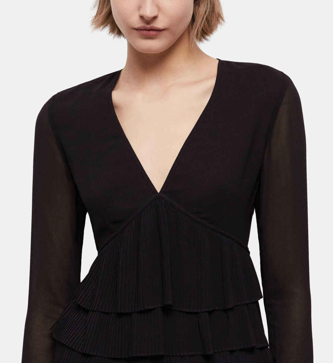 Blouse plissée online zara