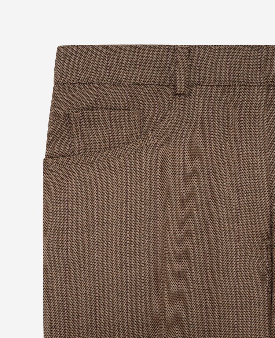 The Kooples DAMEN CAMEL bootcut-schneiderhose camel