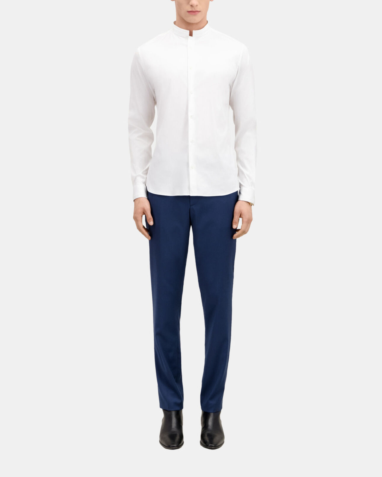 The Kooples HERREN WHITE weißes hemd aus baumwolle