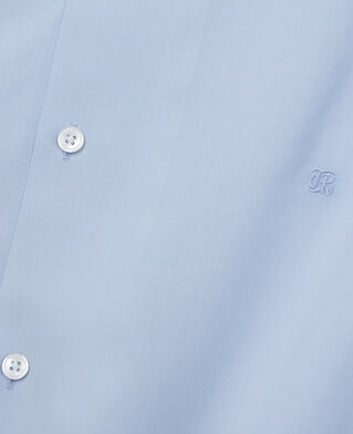 The Kooples HOMME LAVENDER chemise manches courtes bleu ciel