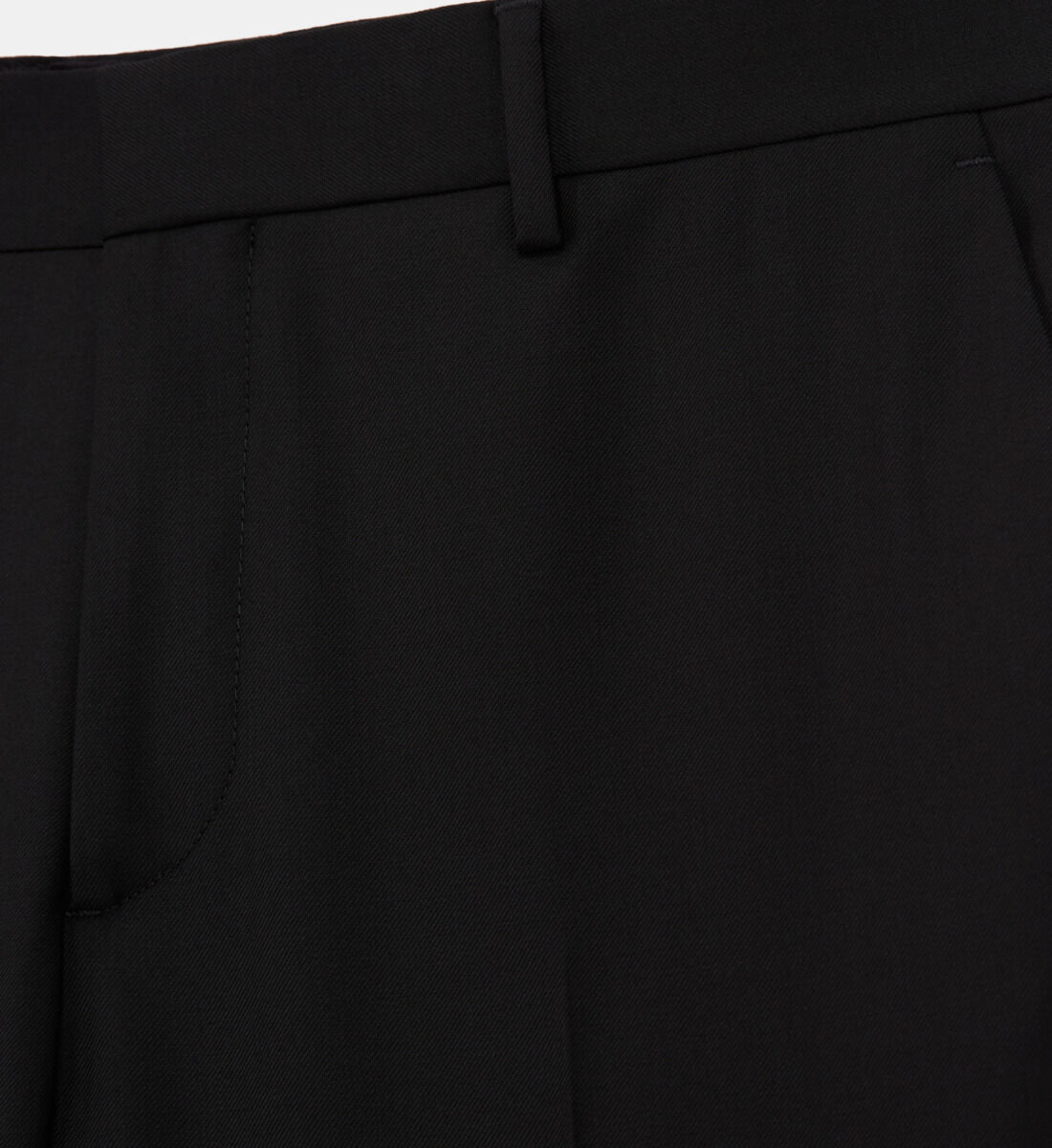 Black wool suit pants slim fit