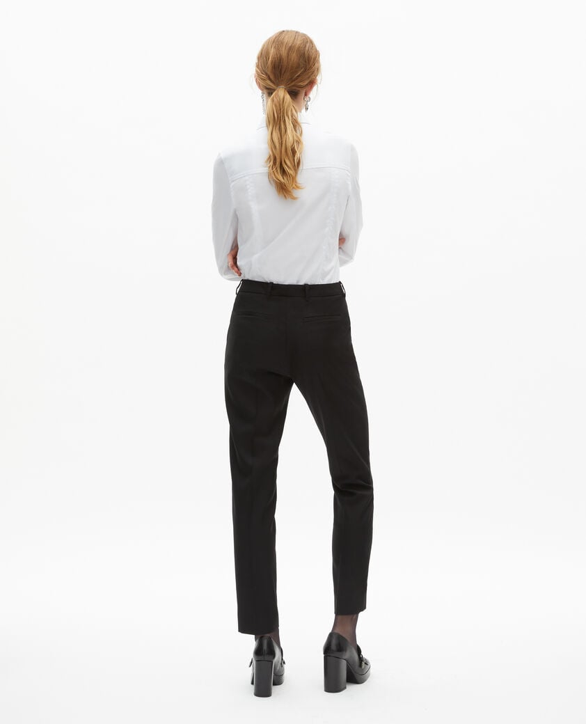 The Kooples F BLACK tailored black wool pants