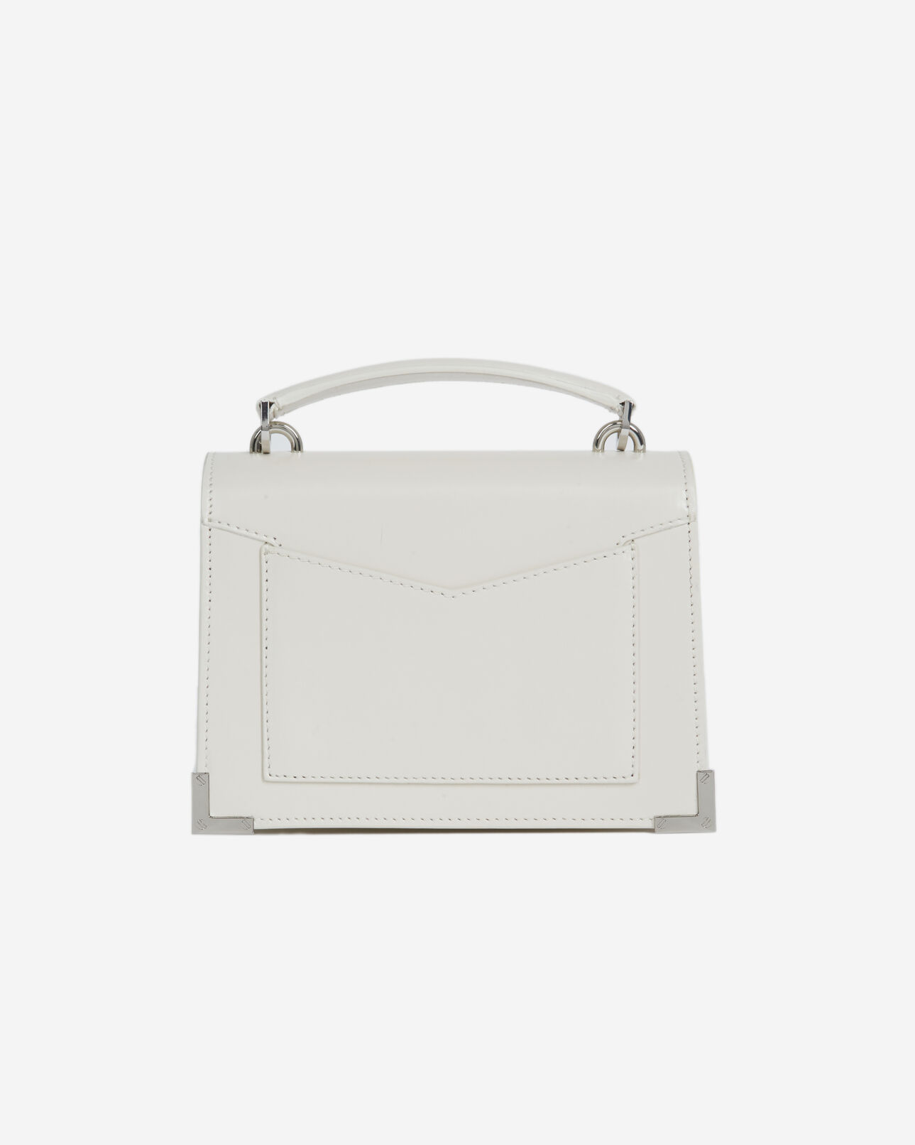 The Kooples WOMEN ECRU small emily bag in smooth ecru leather