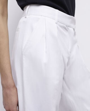 The Kooples MUJER WHITE pantalón ancho blanco