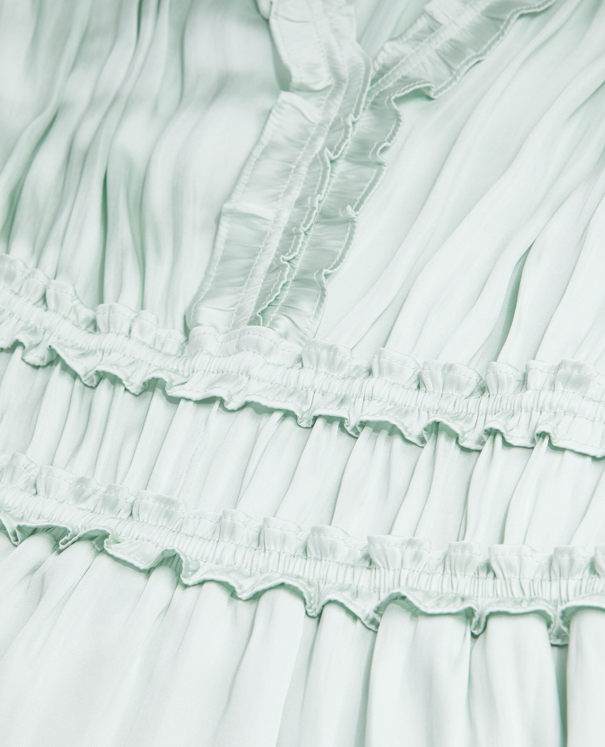 Robe courte bleue avec fronces, OCEAN, hi-res image number null