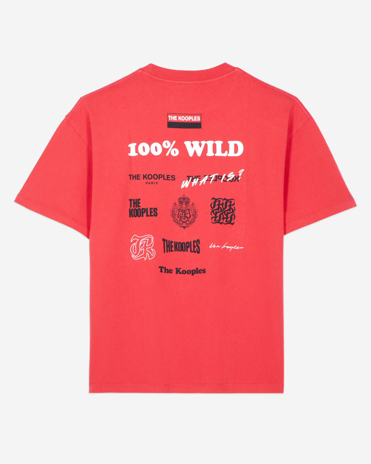 The Kooples HOMME RUBIS t-shirt avec sérigraphie rouge