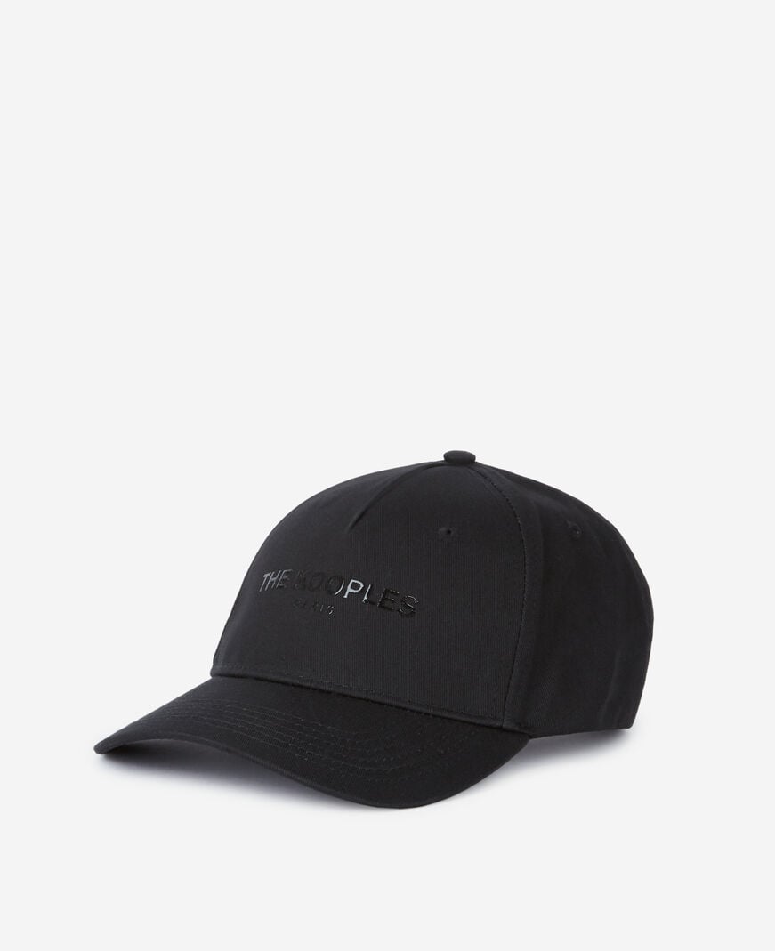 The Kooples MEN BLACK logo black cap