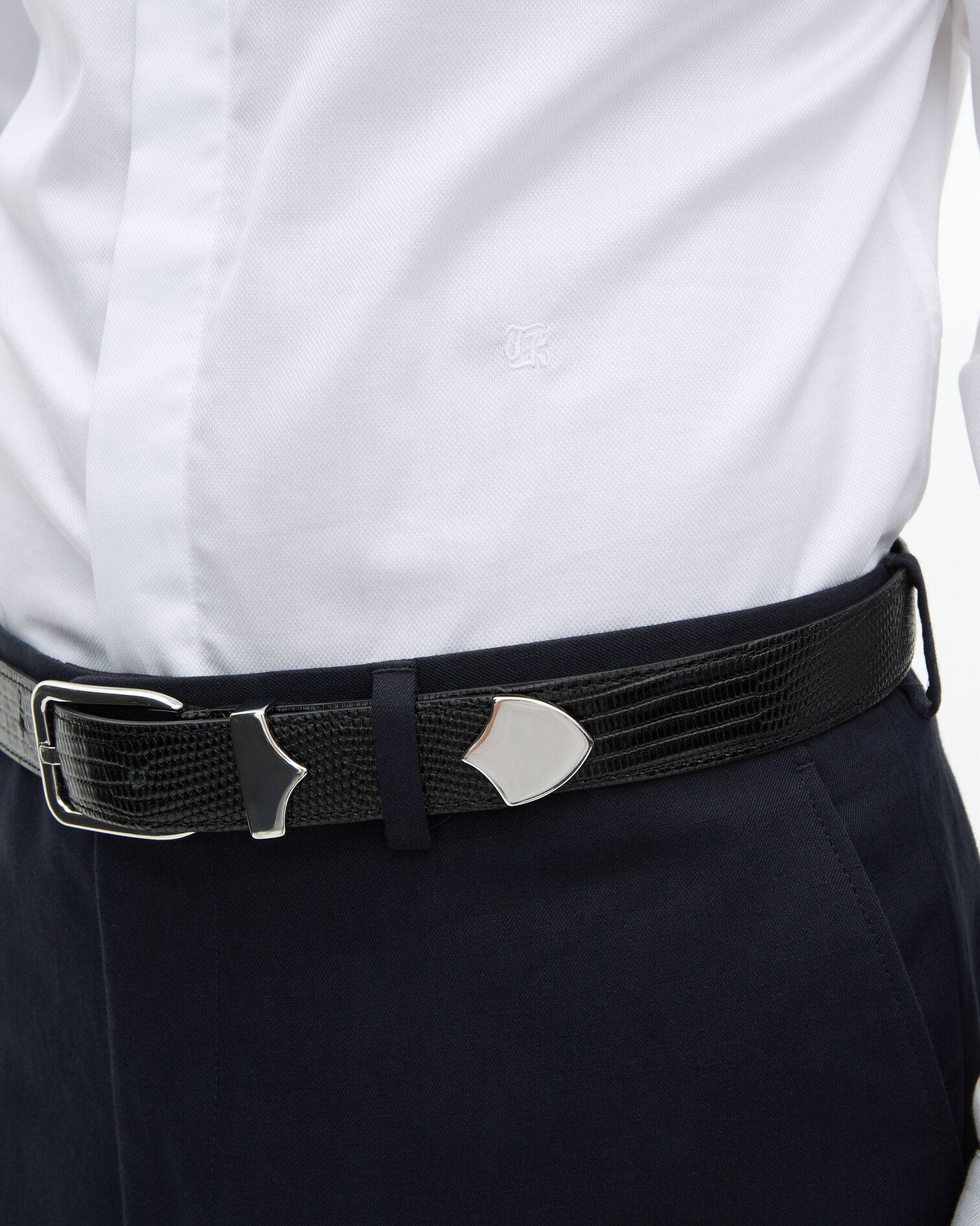 Camisa formal blanca, WHITE, hi-res image number null