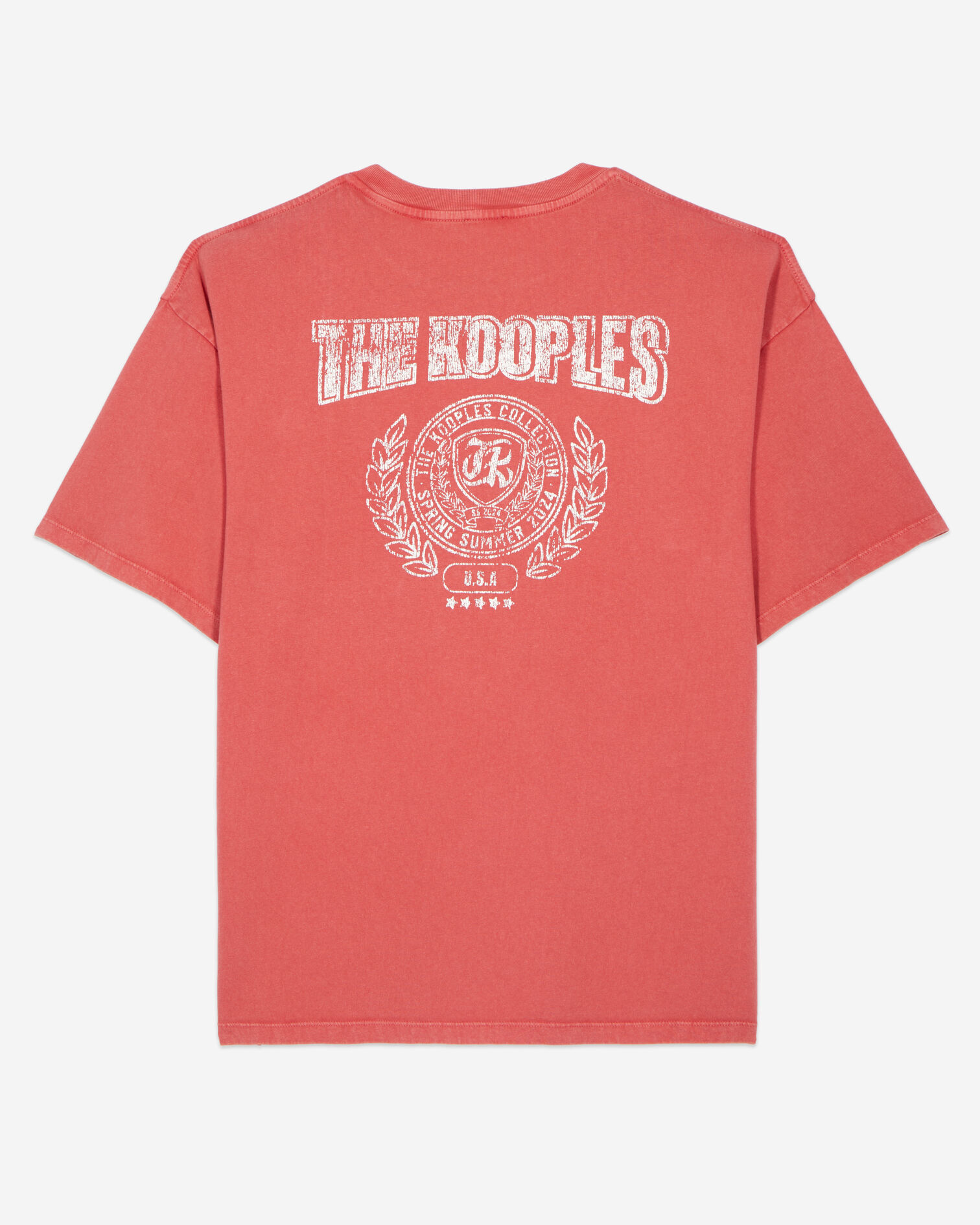 Camiseta roja serigrafía Blason, RED BRIQUE, hi-res image number null