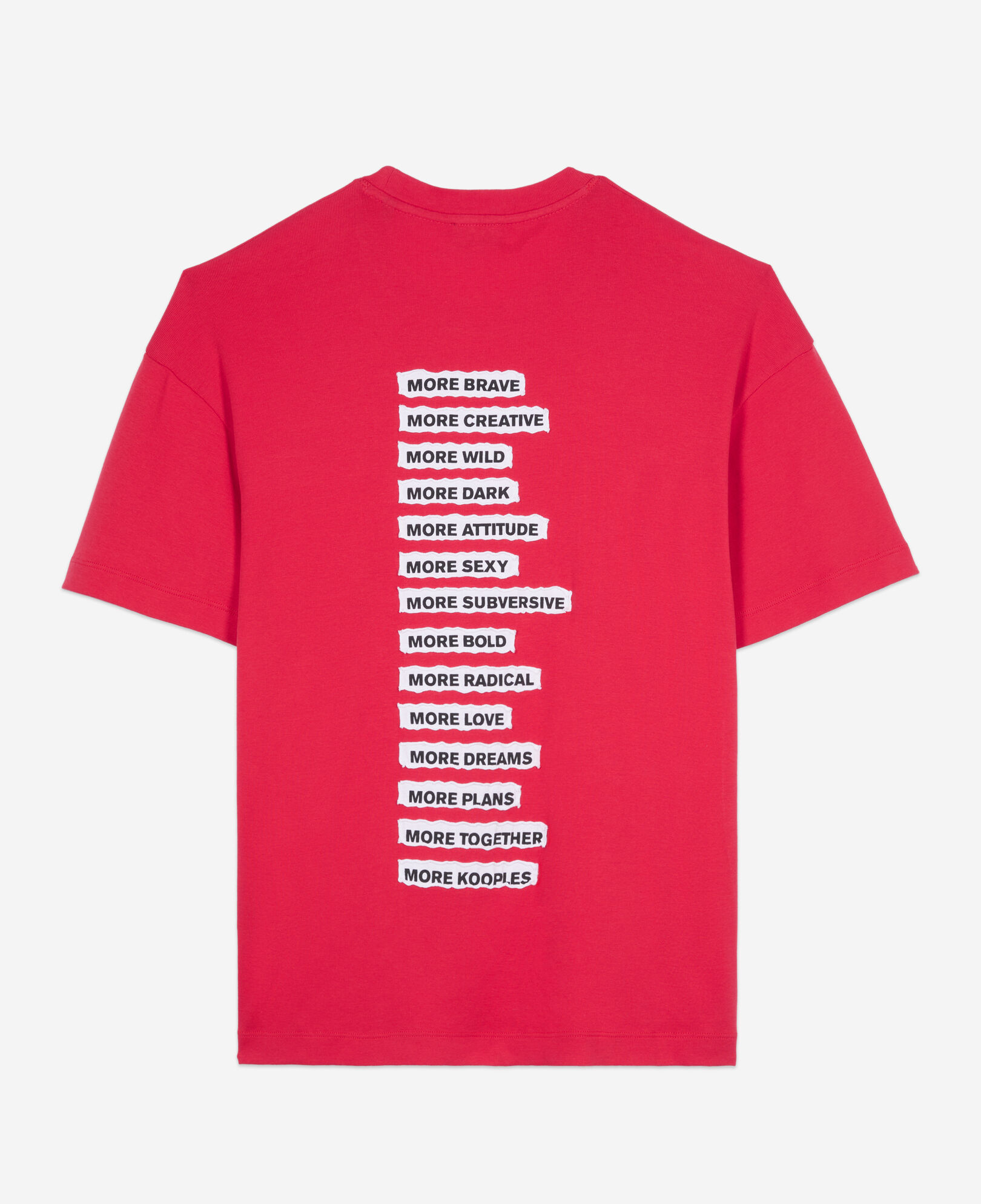 The Kooples DAMEN RUBIS rotes t-shirt aufnähern