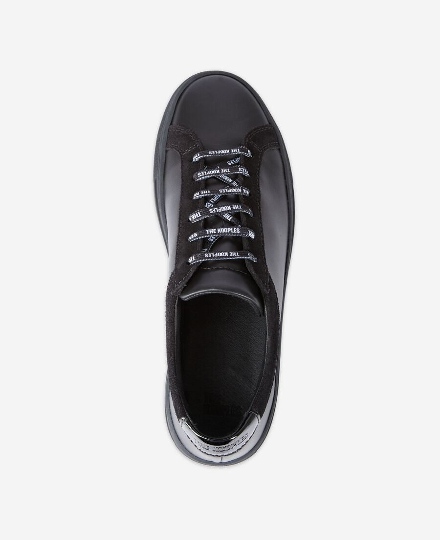 black sneakers