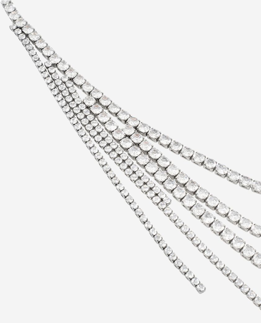 The Kooples WOMEN SILVER silver rhinestone necklace