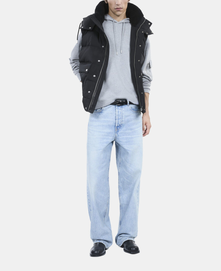 The Kooples MEN BLACK black sleeveless down jacket