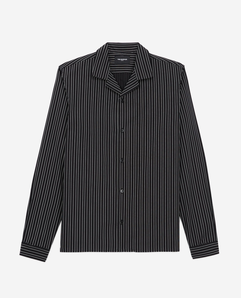The Kooples H BLACK WHITE long sleeve shirt