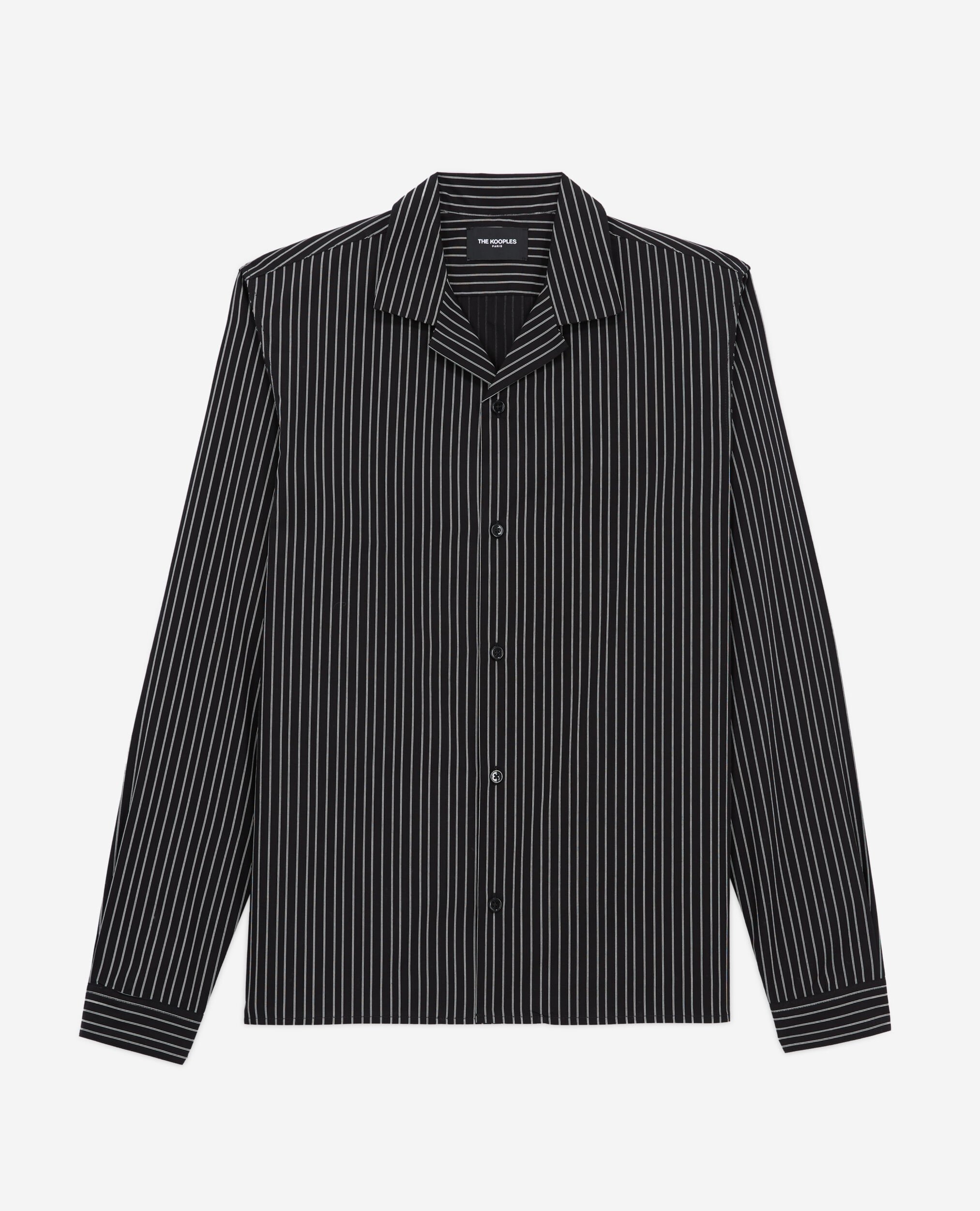 Long sleeve shirt, BLACK WHITE, hi-res image number null