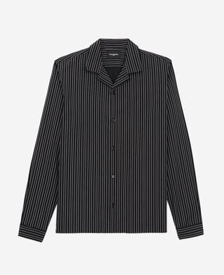 The Kooples H BLACK WHITE long sleeve shirt