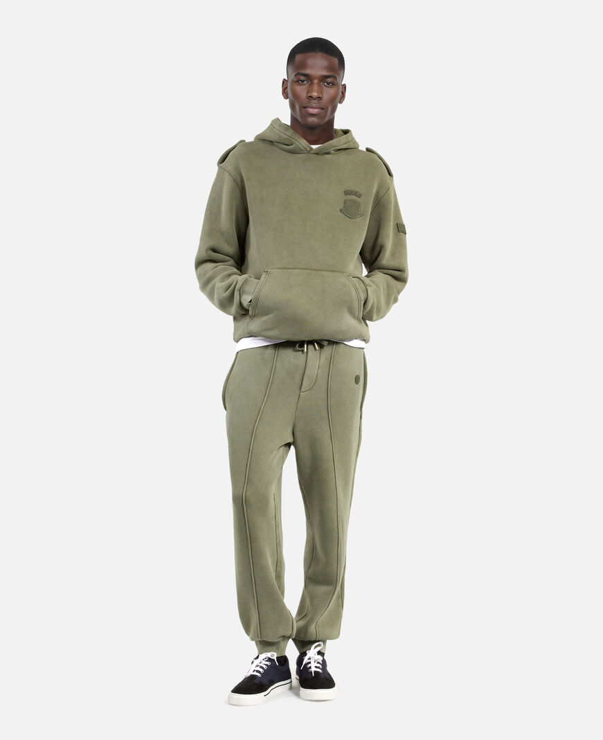 The Kooples MEN KAKI jogging suit with khaki crest